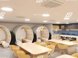 Office Pantry Designed by Flipspaces