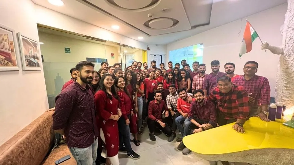 The Flipspaces team gathers for a group photo